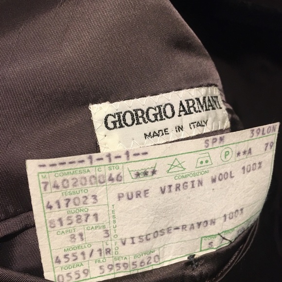 Vintage Authentic Giorgio Armani Blazer Sz 39L - Picture 3 of 5